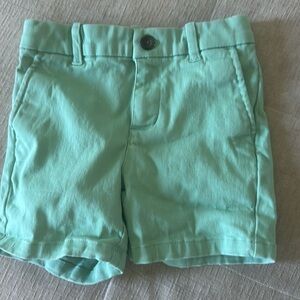 Janie & Jack Green Shorts 18-24 M